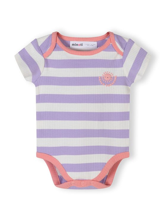 minoti minoti Body 28BABYRIB2 Fioletowy Regular Fit