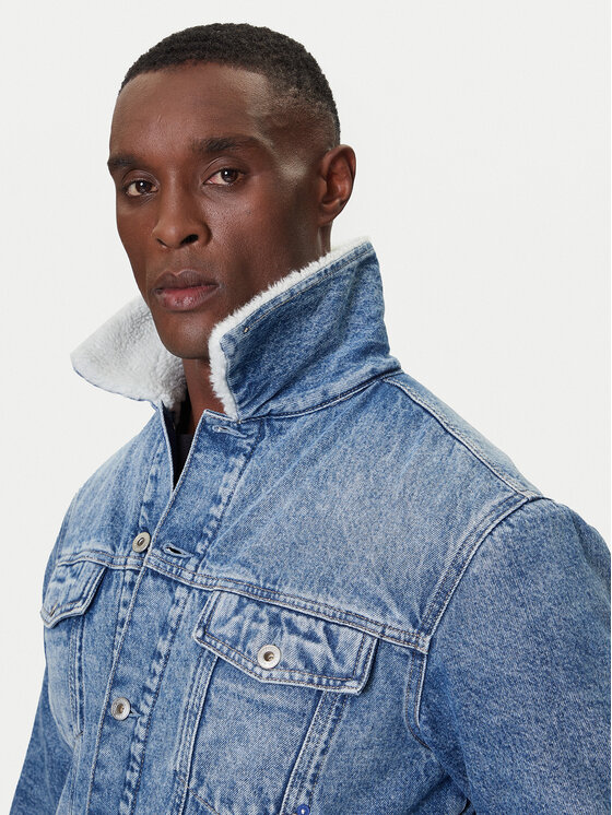Jeans Karl Lagerfeld Donna: Denim Slim A Vita Media Con Spacco, Grigio Chiaro, Vestibilità Moderna