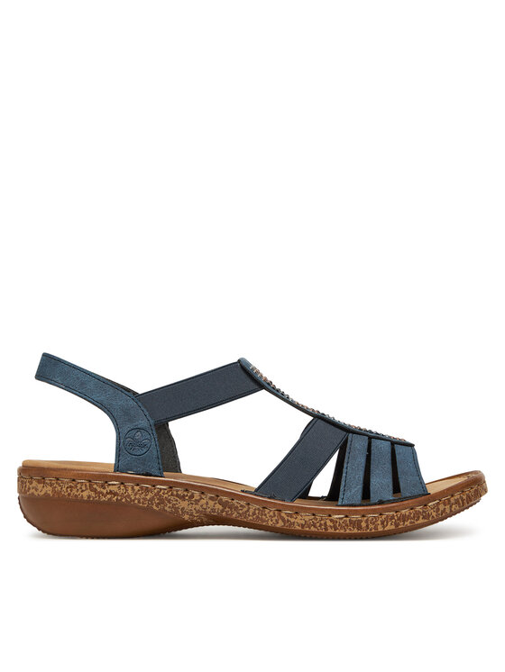 Rieker Sandale 628G7-14 Bleumarin