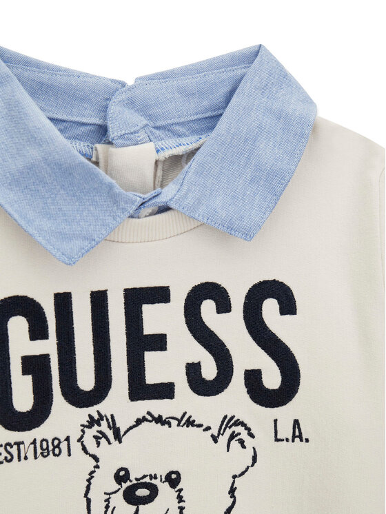 Guess Guess Set bluză și pantaloni din material N6RG06 K82T0 Colorat Regular Fit