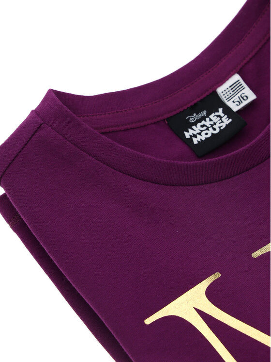 Original Marines Original Marines Bluse MICKEY MOUSE DCAV3566F Violett Regular Fit