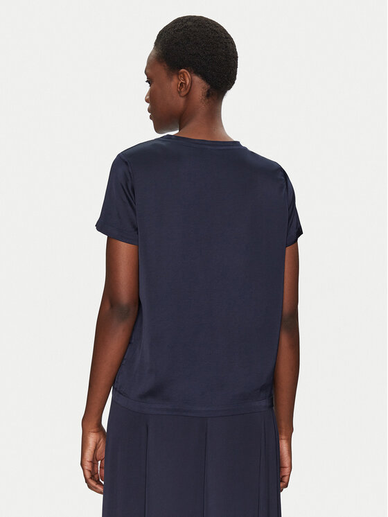 ViCOLO ViCOLO Blúz TD0007 Sötétkék Relaxed Fit