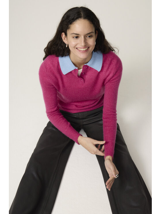 Fabienne Chapot Fabienne Chapot Sweter 6998-1854-175 Różowy Regular Fit