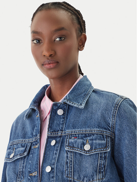 Tommy Jeans Tommy Jeans Jeansjacke Classic DW0DW22988 Blau Regular Fit