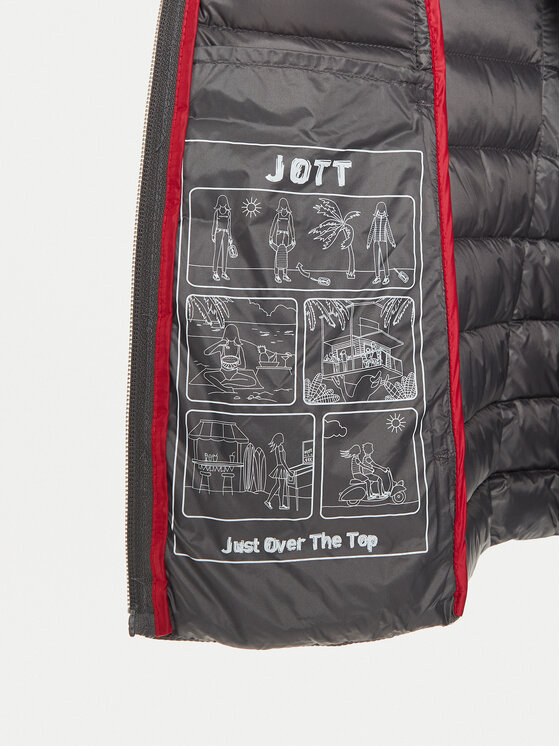 Jott Jott Prsluk Seda P000WDOW04 Siva Slim Fit