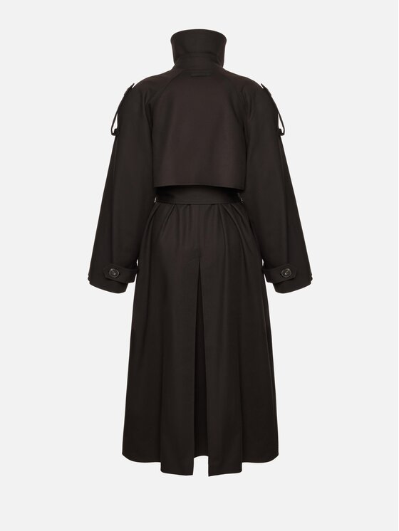 La Mania La Mania Trencz JUNO Brązowy ciemny Basic Fit