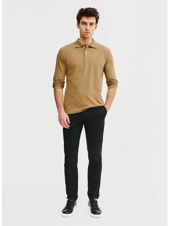 Pako Lorente Pako Lorente Longsleeve P25SF-TX-005 Zielony Classic Fit