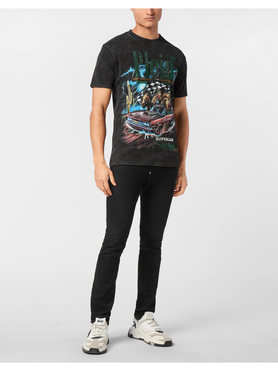 PHILIPP PLEIN PHILIPP PLEIN T-shirt 22605 Nero Regular Fit