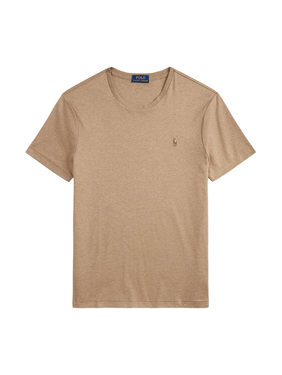 Polo Ralph Lauren Polo Ralph Lauren Тишърт 710740727103 Бежов Custom Slim Fit