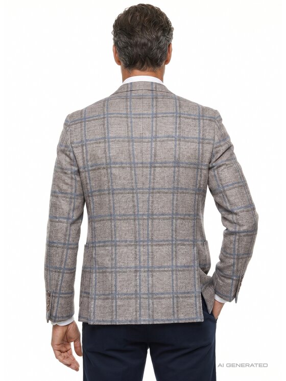 Pako Lorente Pako Lorente Marynarka P26WF-3X-006 Beżowy Slim Fit