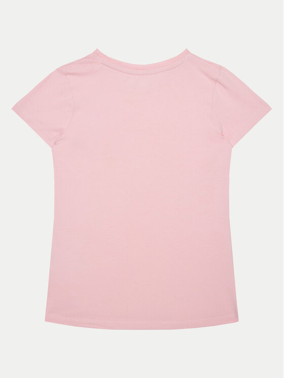 Guess Guess T-Shirt J5RI44 J1314 Różowy Regular Fit