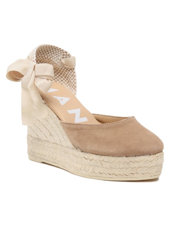 Manebi Espadrile Wedge Espadrilles W 1.9 WV Rjava | Modivo.si