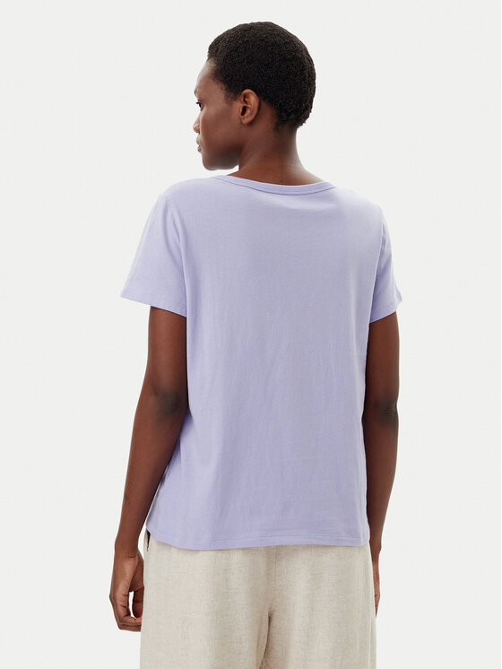 Gap Gap T-Shirt 723631-00 Fioletowy Regular Fit
