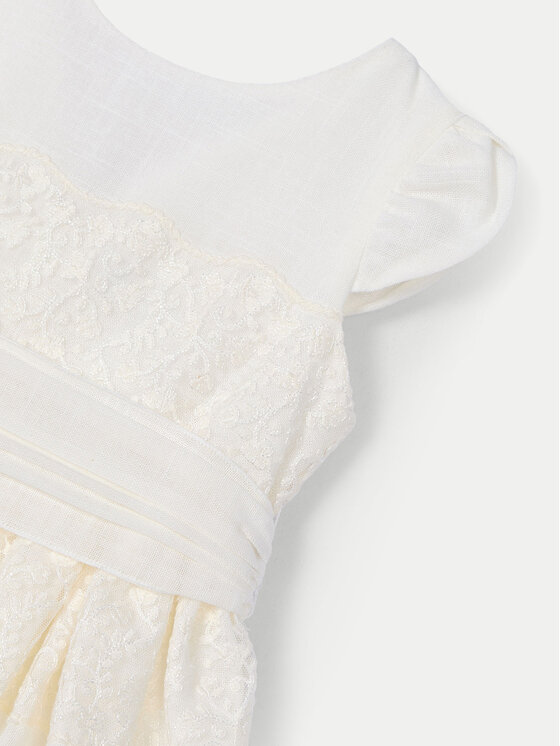 Mayoral Mayoral Elegantes Kleid 3911 Écru Regular Fit