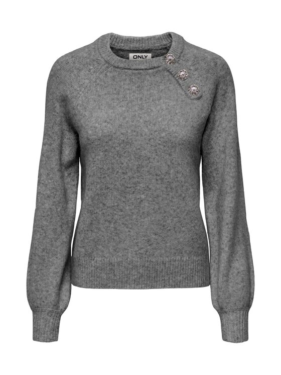ONLY ONLY Maglione maglia donna Grigio Regular Fit