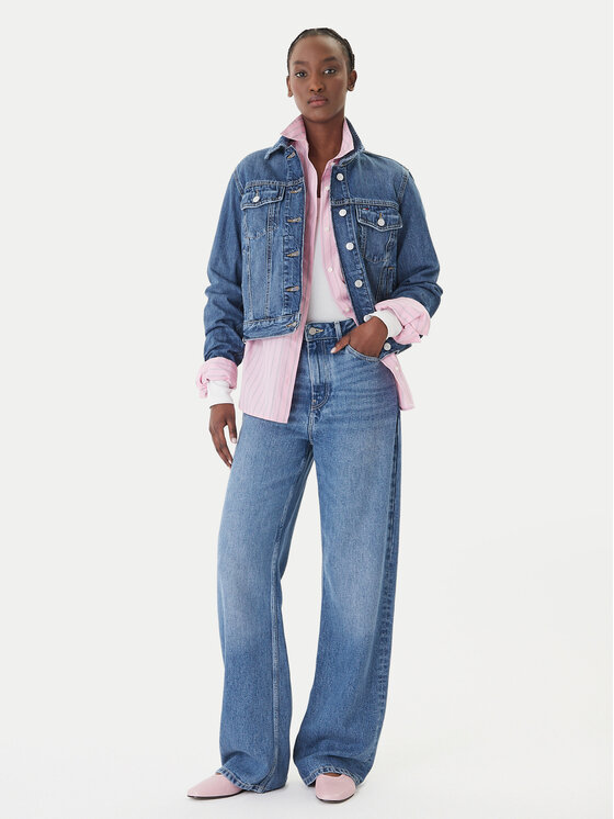 Tommy Jeans Tommy Jeans Jeansová bunda Classic DW0DW22988 Modrá Regular Fit