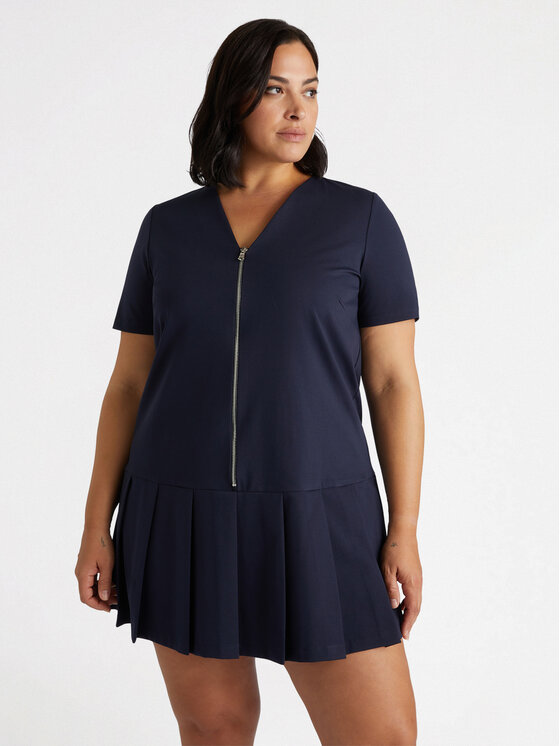 Fiorella Rubino Fiorella Rubino Vestito da giorno 7053T001698N034 Blu A-Line Fit