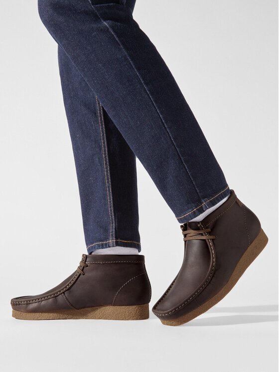 Clarks Clarks Gležnjarji Shacre 261594367 Rjava