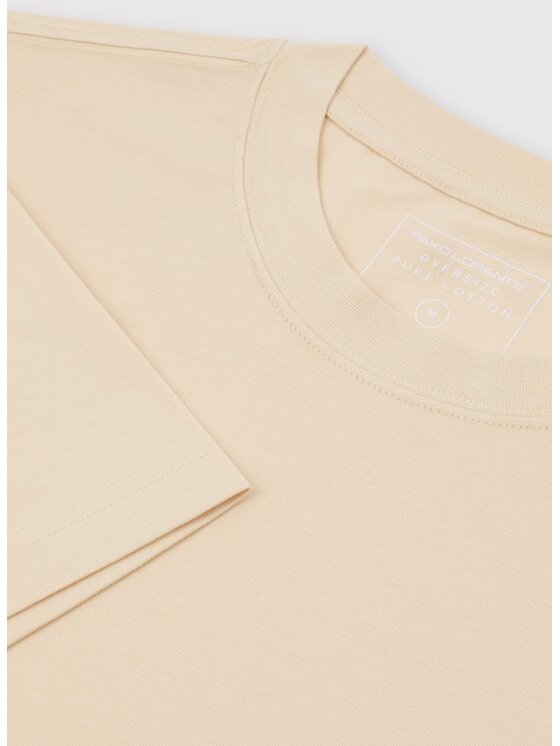 Pako Lorente Pako Lorente T-Shirt P25SF-TT-002 Beżowy Oversize