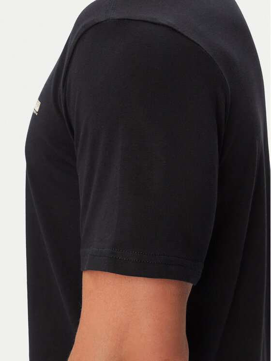 Napapijri Napapijri T-Shirt Smallbox NP0A88TR Μαύρο Regular Fit