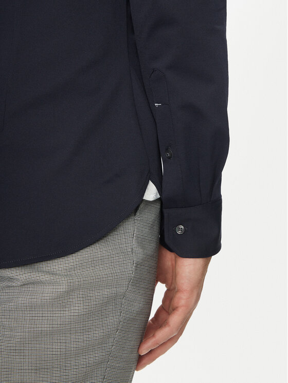 Michael Kors Michael Kors Koszula MD0MD91498 Granatowy Slim Fit