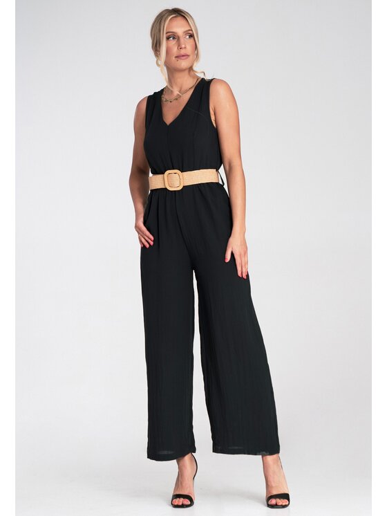 FIGL FIGL Overal M1193 Černá Regular Fit