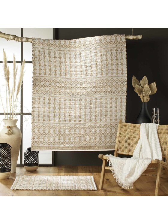 MIAhome MIAhome Dywan jutowy Cannoni 120x170 cm Beżowy