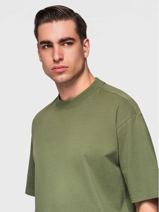 Ombre Ombre Komplet t-shirtów OM-TSBC-0291 Kolorowy Loose Fit