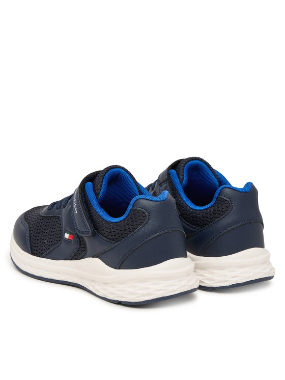 Tommy Hilfiger Tommy Hilfiger Laisvalaikio batai Low Cut Lace-Up T3X9-34378-1697 S Tamsiai mėlyna