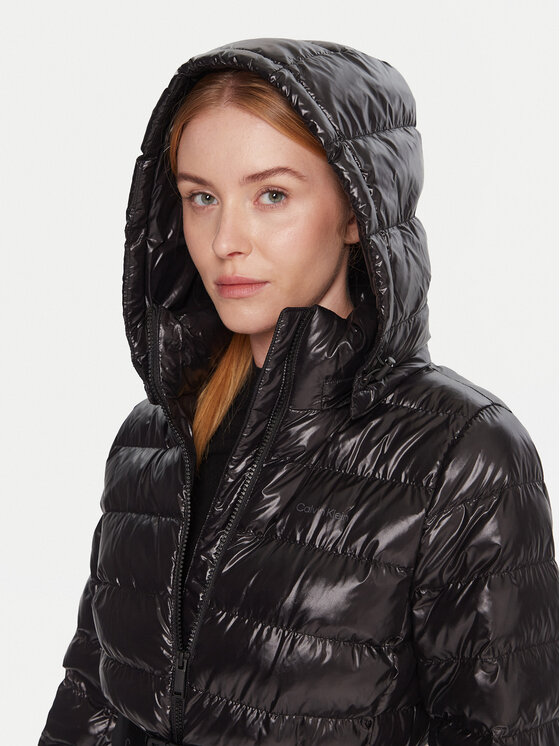 Calvin Klein Calvin Klein Зимова куртка LV044D542G Чорний Regular Fit