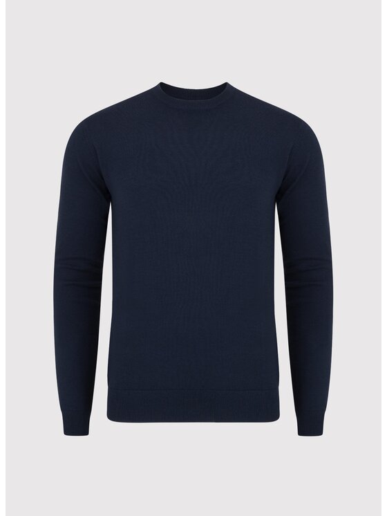 Pako Lorente Pako Lorente Sweter P24WF-2X-013 Granatowy Classic Fit