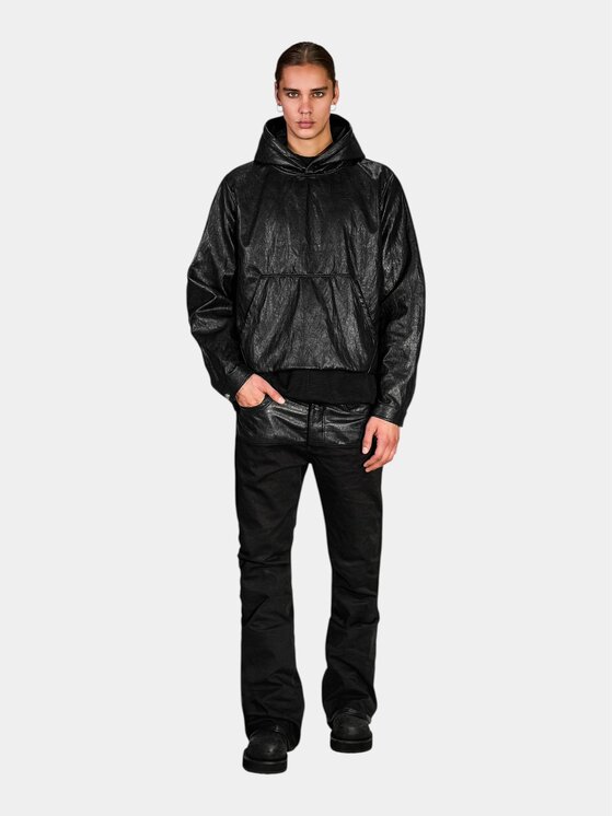 MADE BY SOCIETY MADE BY SOCIETY Kurtka anorak BLACKOUT - H17652 Czarny Basic Fit