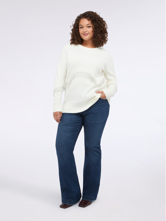 Fiorella Rubino Fiorella Rubino Maglione M809L008210N011 Bianco Regular Fit