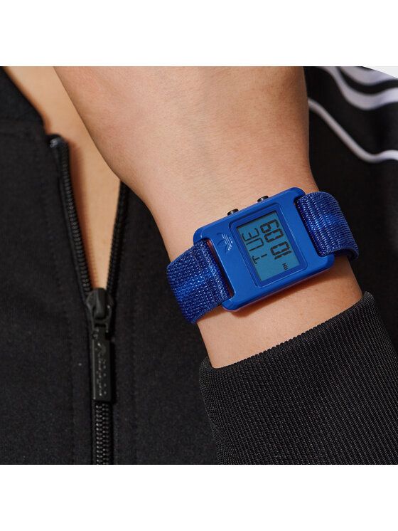 adidas Originals adidas Originals Ročna ura Retro Pop Digital Watch AOST23070 Modra