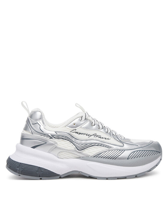 Sneakers Emporio Armani X3X238 XR388 00520 Argintiu