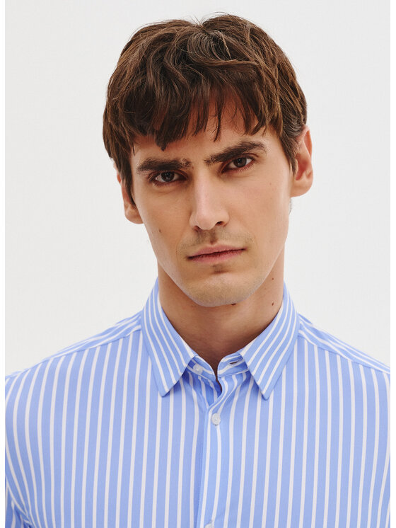 Pako Lorente Pako Lorente Koszula P25SF-1X-028 Niebieski Slim Fit