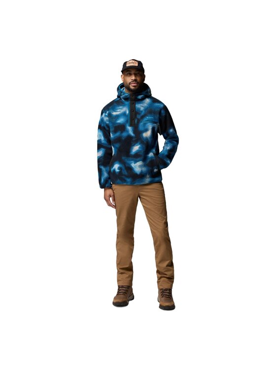 Columbia Columbia Polar Helvetia™ II Printed Fleece Hoodie Niebieski Regular Fit