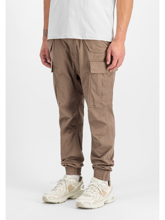 Alpha Industries Alpha Industries Spodnie cargo Airman Pant Brązowy Lyon Tapered Fit