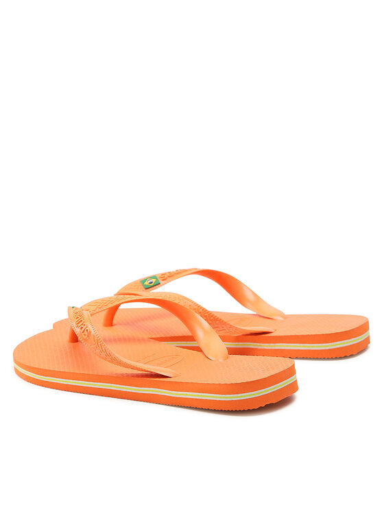 Havaianas Havaianas Šlepetės per pirštą Brasil 40000325735 Oranžinė