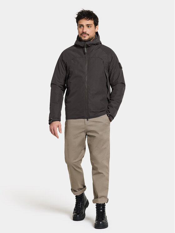 Didriksons Didriksons Žieminė striukė Zino Usx Jkt 504864 Juoda Regular Fit