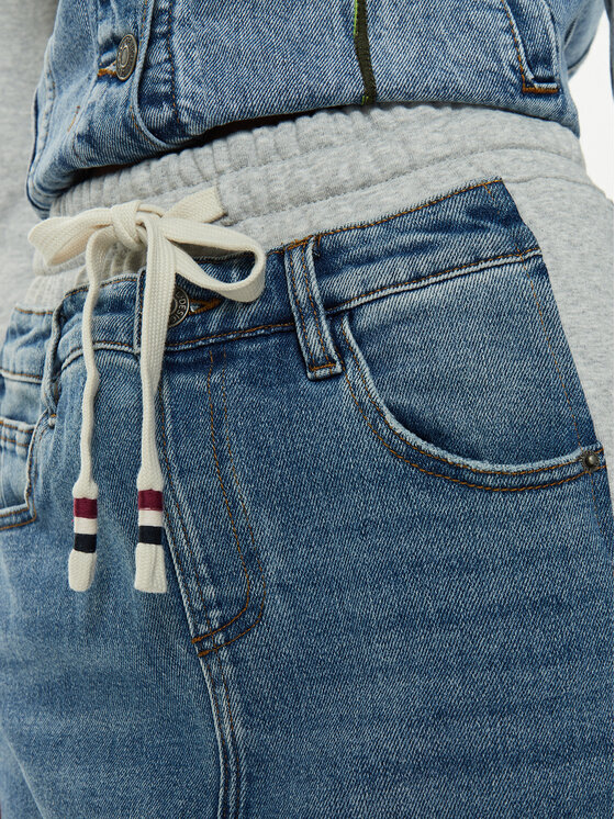 Desigual Desigual Jeans krilo Pekin 24WWFD06 Modra Regular Fit