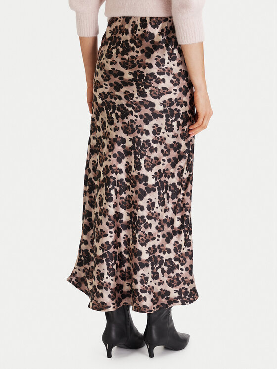 Morgan Morgan Maxi sukně 252-JLEOL.F Hnědá Slim Fit