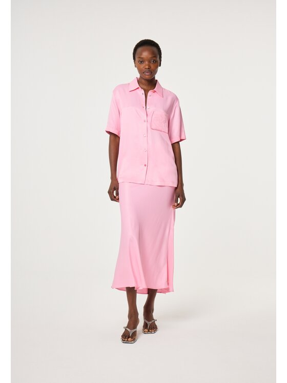 Fabienne Chapot Fabienne Chapot Spódnica maxi Laurent Slip Midi Skirt Różowy Regular Fit