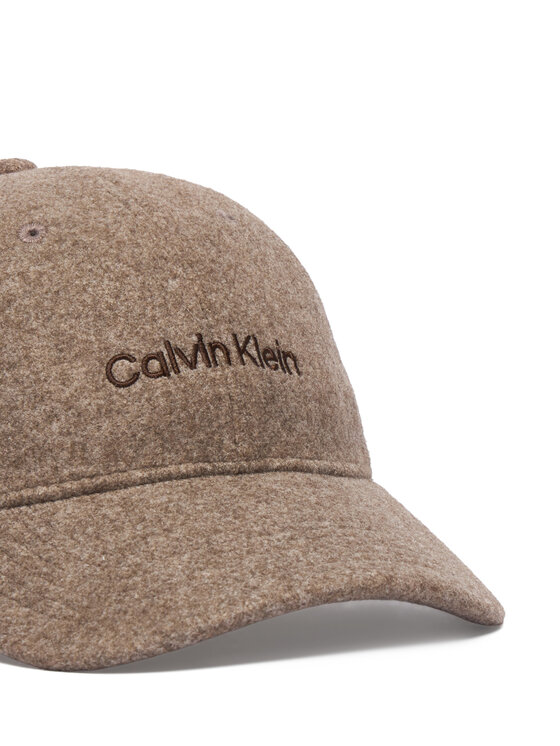 Calvin Klein Calvin Klein Šilterica Embroidered Titlecase Logo Felt LV04D5131G Smeđa