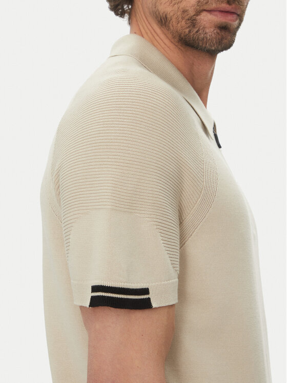 BOSS BOSS Polo K_Perform-Max_Pl 50537146 Beżowy Slim Fit