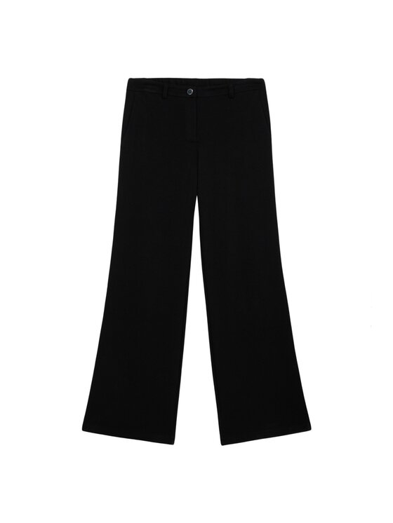 Oltre Oltre Pantaloni di tessuto P831J002388N033 Nero Baggy Fit