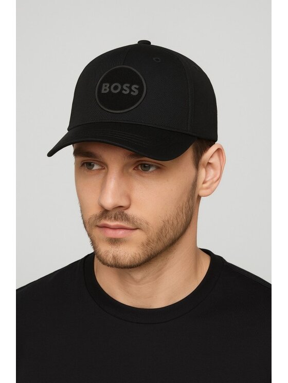 BOSS BOSS Czapka z daszkiem ZED_TR Twill Logo Patch Cap Czarny