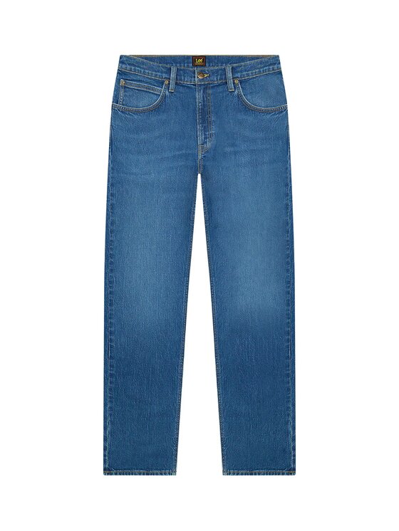 Lee Lee Jeansy BROOKLYN Niebieski Straight Fit