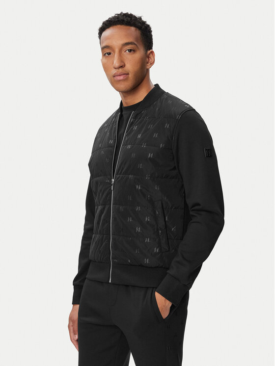 KARL LAGERFELD KARL LAGERFELD Geacă bomber 505061 563902 Negru Regular Fit