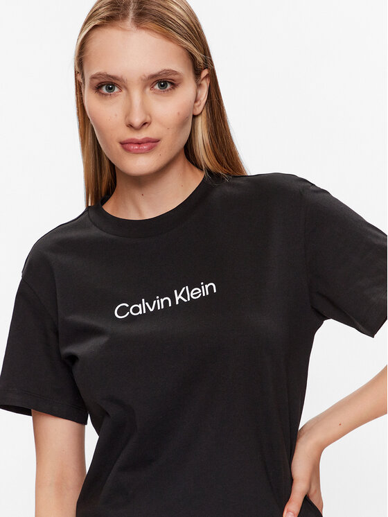 Calvin Klein Calvin Klein T-Shirt Hero Logo K20K205448 Czarny Regular Fit